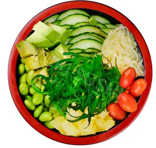 Poké veggie, wakamé et ananas