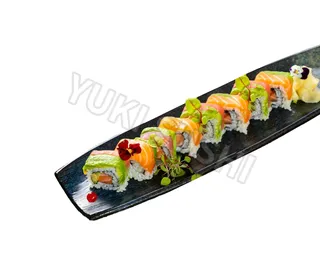 Arc-en-Ciel Roll — saumon, thon et avocat